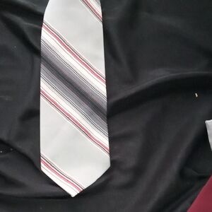 Gray and Black Striped Tie for Formal Occasions